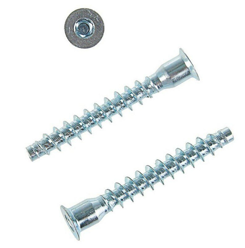 Комплект Винт конфирмат под шестигранник 10гр.GTFIXEN M7*70 (100шт)